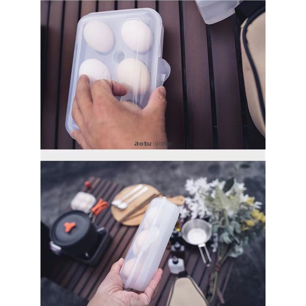 Contenitore per uova in plastica portatile antiurto e infrangibile per campeggio all'aperto_voghion.com