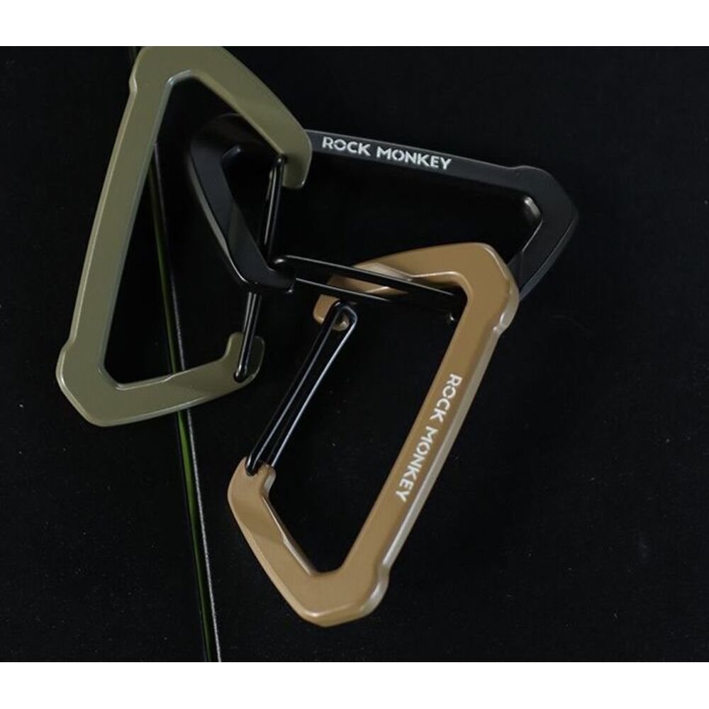 ROCK MONKEY Outdoor Camping D-vormige zinklegering sleutelhanger rugzak waterfles multifunctionele wandelhaak_voghion.com