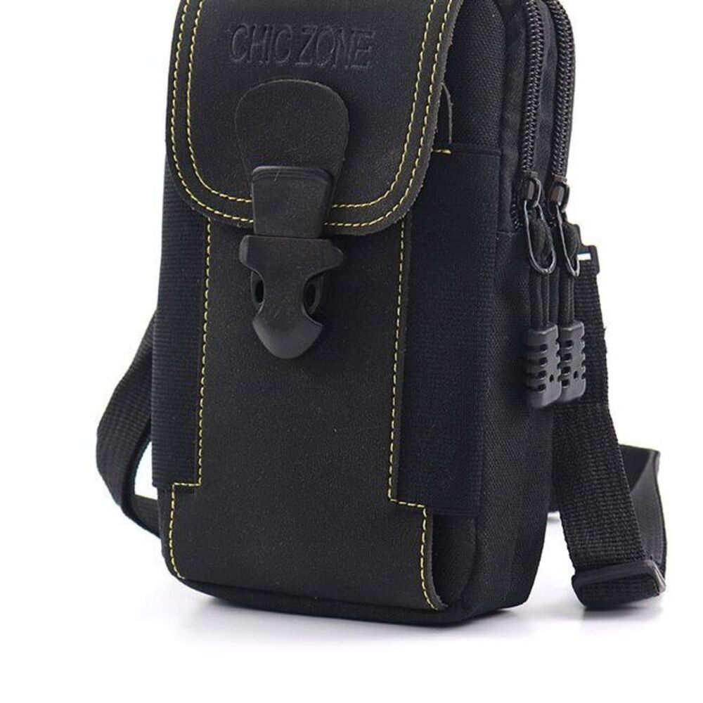 New Men's Pouch, Waist Wearing On A Belt, Suitable For Outdoor Work And Construction Sites, Vertical Waterproof Phone_voghion.com