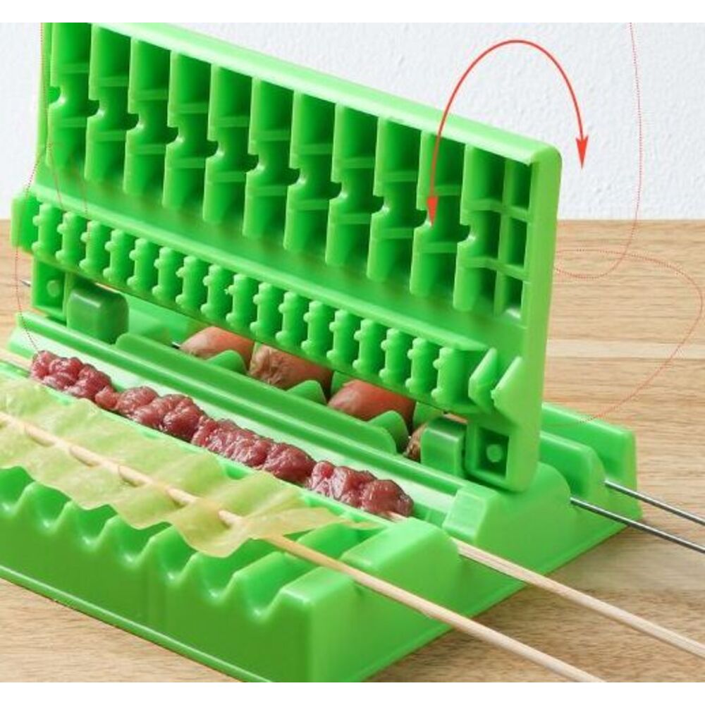 Multifunctioneel spiesgereedschap voor thuisgebruik, spies voor lamsvleesbarbecue, gereedschap om vlees aan een draad te rijgen_voghion.com