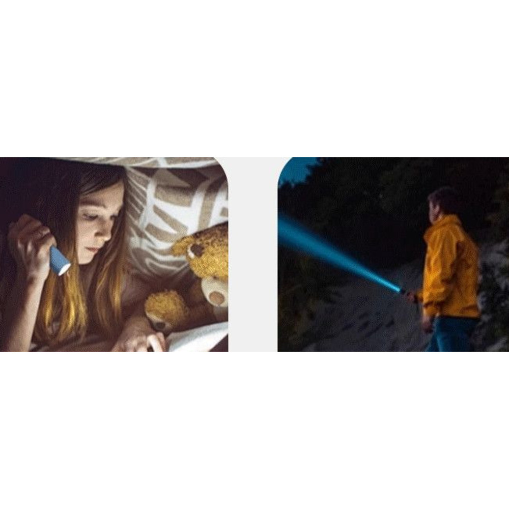 Torcia LED originale ad alta luminosità, piccola, portatile, ricaricabile, a lungo raggio, adatta ai dormitori, resistente per_voghion.com