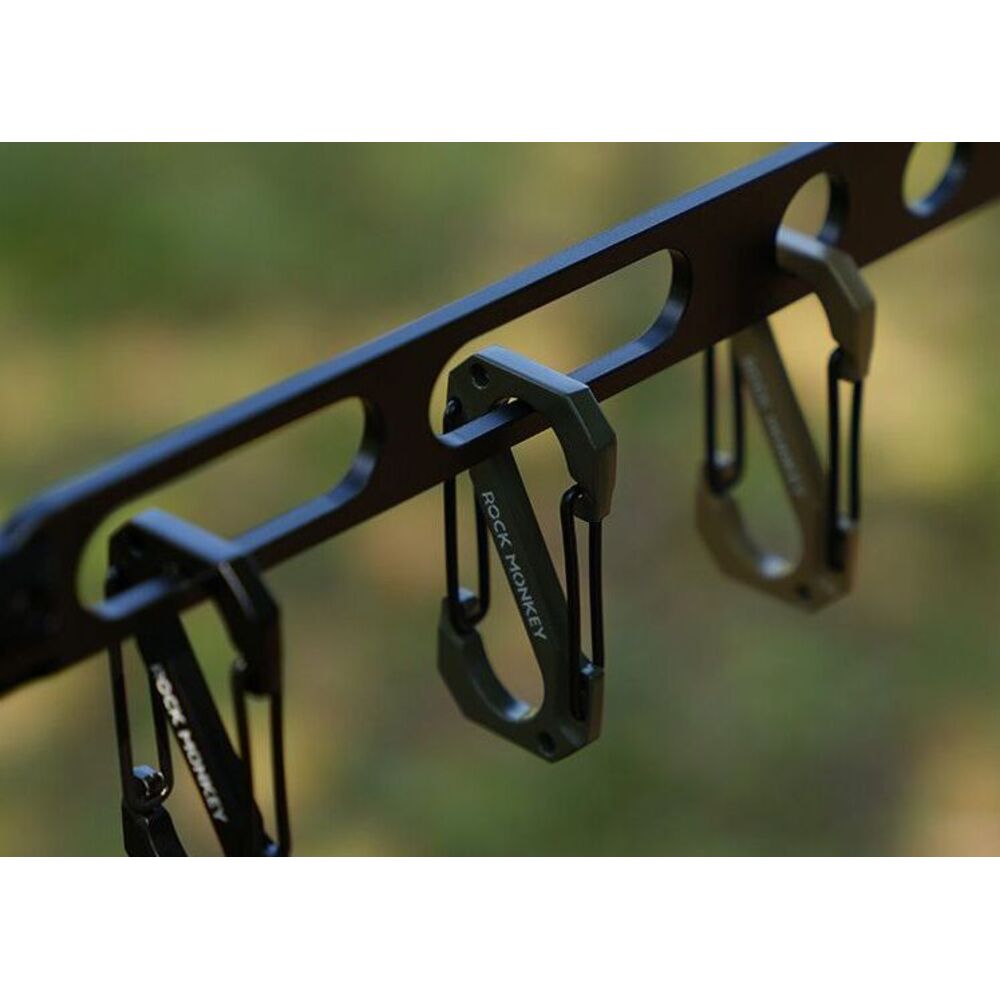 ROCK MONKEY Outdoor Camping D-vormige zinklegering sleutelhanger rugzak waterfles multifunctionele wandelhaak_voghion.com
