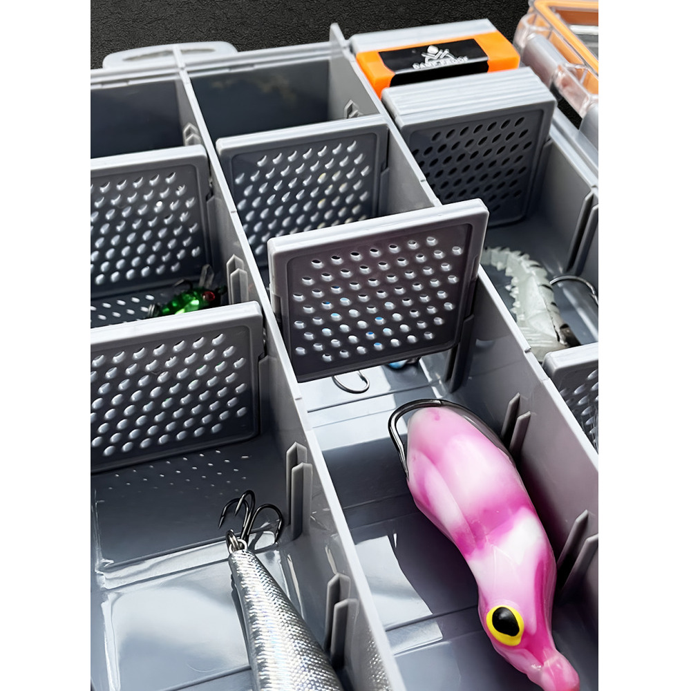 Accessories Gear Storage Fishing Multi-Function Minnow Pencil Hard Bait Waterproof Lure Box_voghion.com