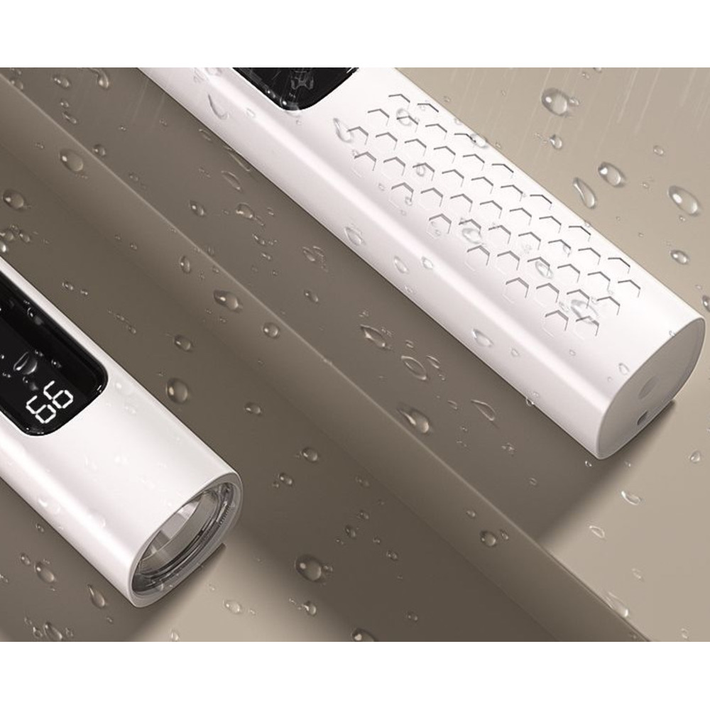 Torcia LED originale ad alta luminosità, piccola, portatile, ricaricabile, a lungo raggio, adatta ai dormitori, resistente per_voghion.com