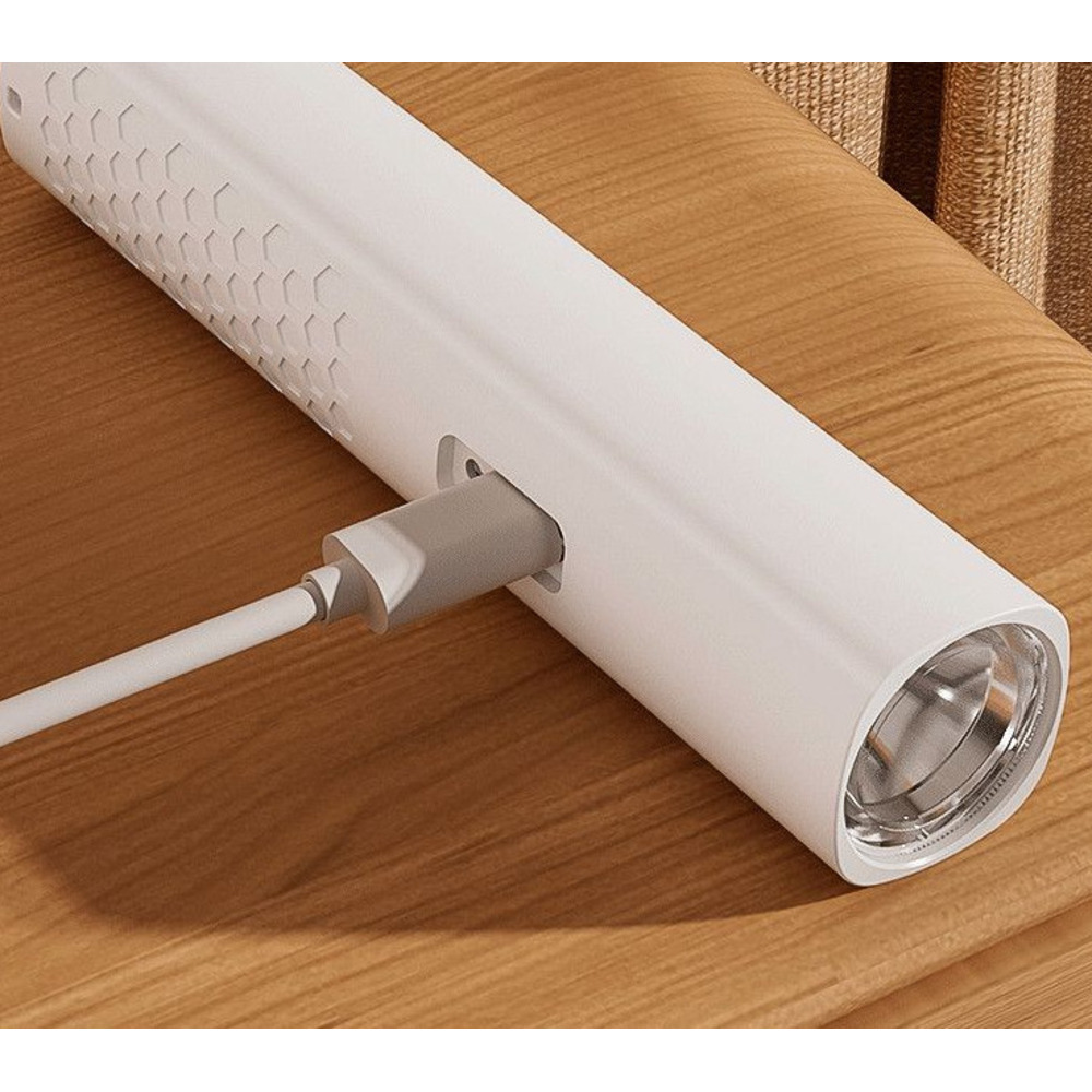 Torcia LED originale ad alta luminosità, piccola, portatile, ricaricabile, a lungo raggio, adatta ai dormitori, resistente per_voghion.com