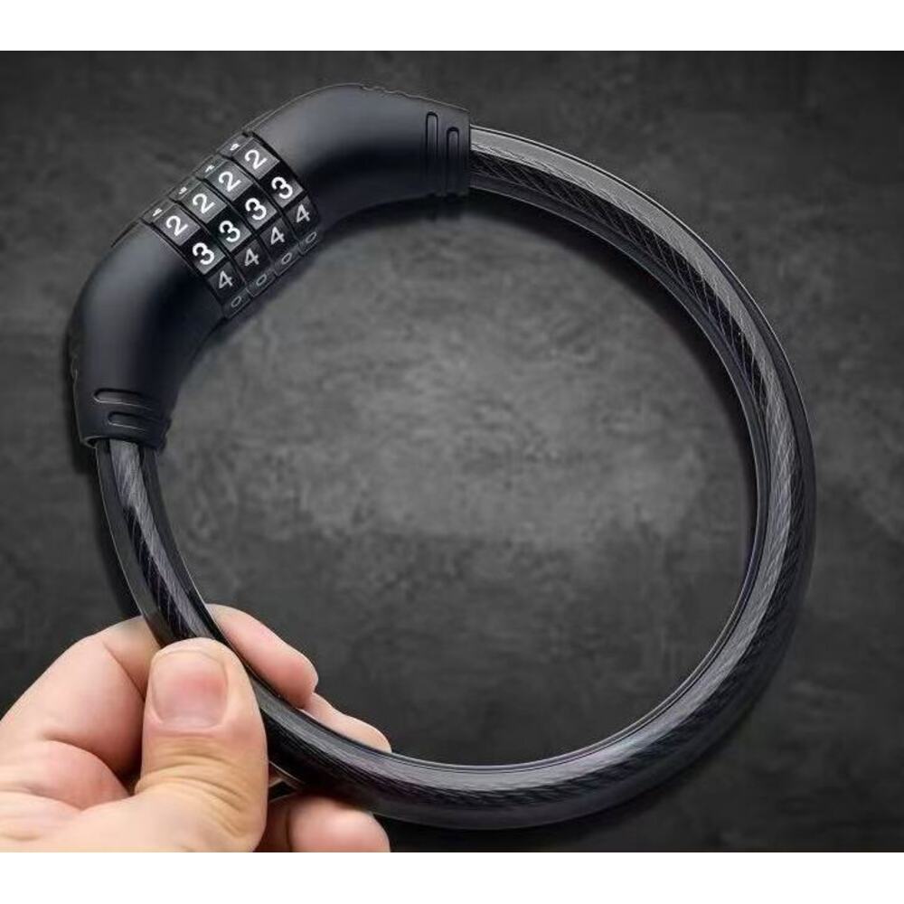 Antivol à chaîne avec code pour vélo électrique portable_voghion.com