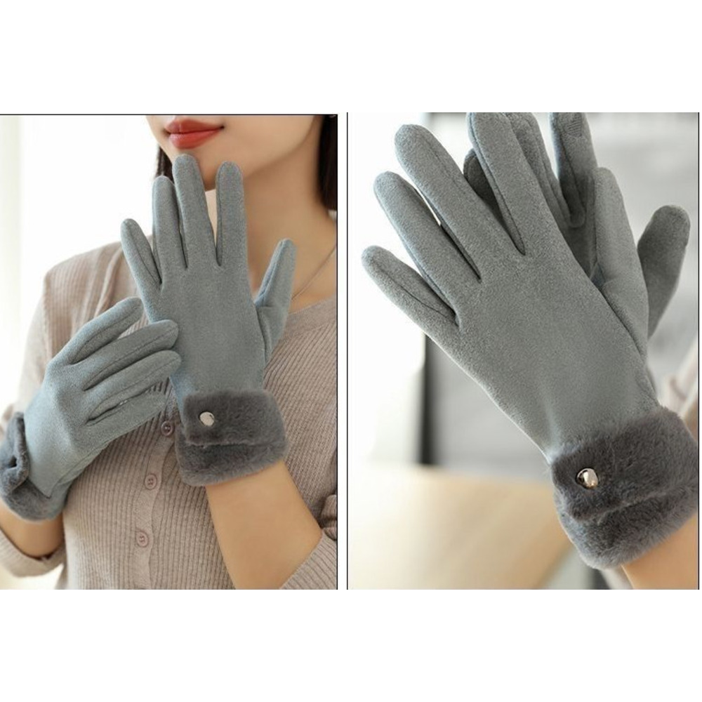 Women's Winter Gloves Are Cute, Touchscreen-compatible, Warm, Fleece-lined, Thickened, Cold-proof, Windproof, And_voghion.com