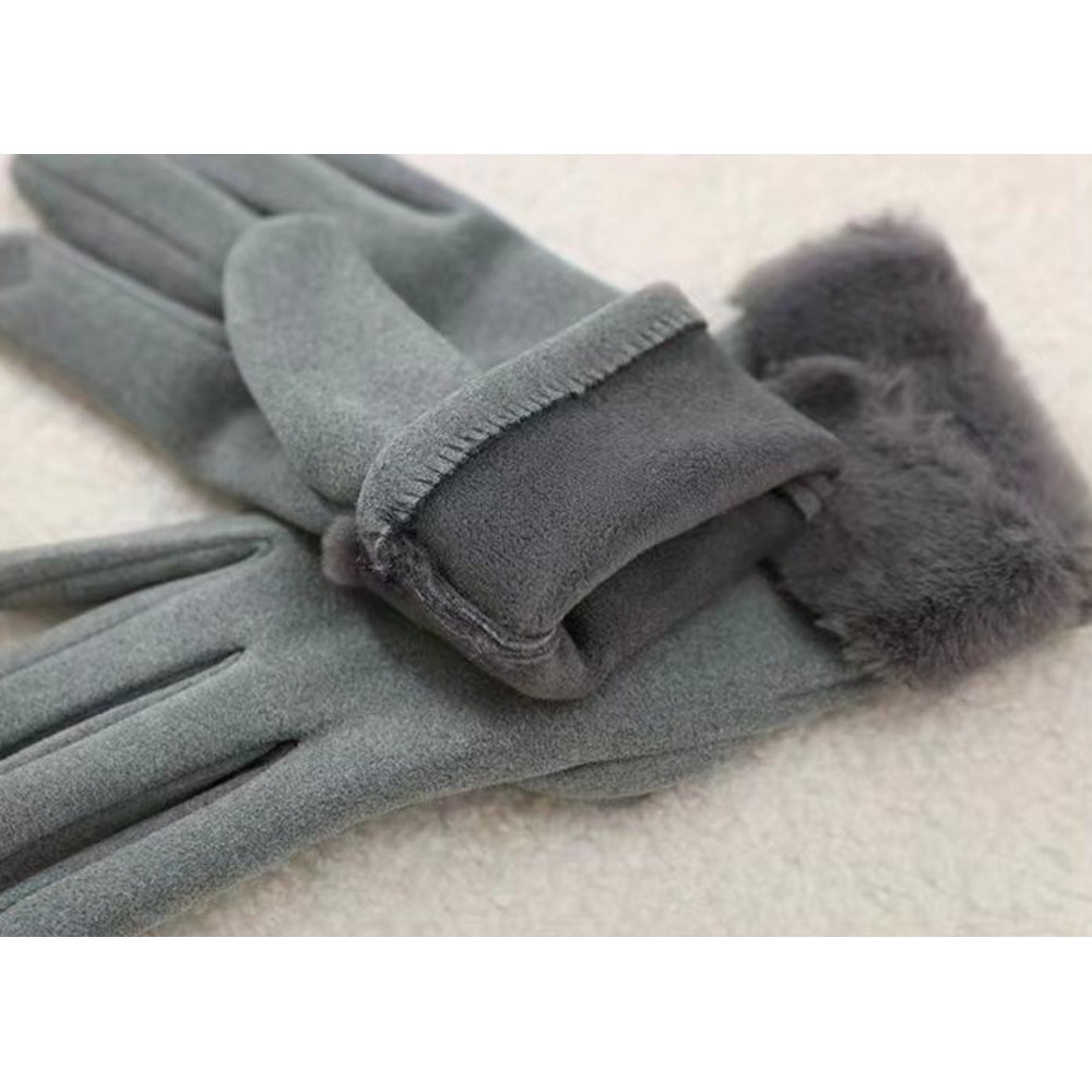 Women's Winter Gloves Are Cute, Touchscreen-compatible, Warm, Fleece-lined, Thickened, Cold-proof, Windproof, And_voghion.com