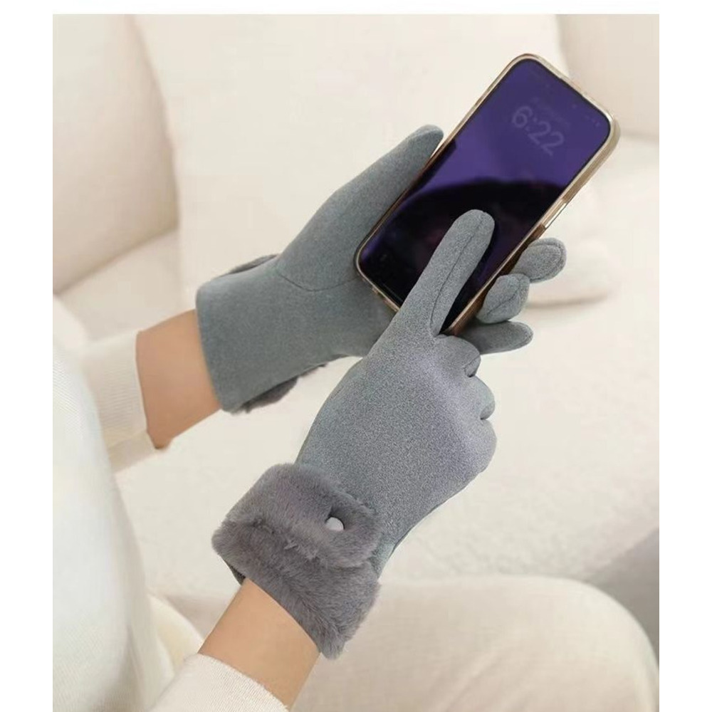 Women's Winter Gloves Are Cute, Touchscreen-compatible, Warm, Fleece-lined, Thickened, Cold-proof, Windproof, And_voghion.com