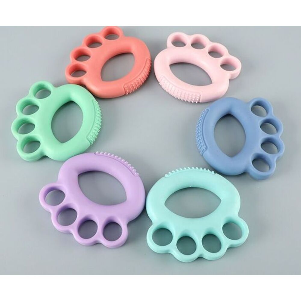 Silicone para homens e mulheres, treinamento muscular dos braços, reabilitação de força em cinco áreas, exercício circular, fortalecedor de mãos._voghion.com