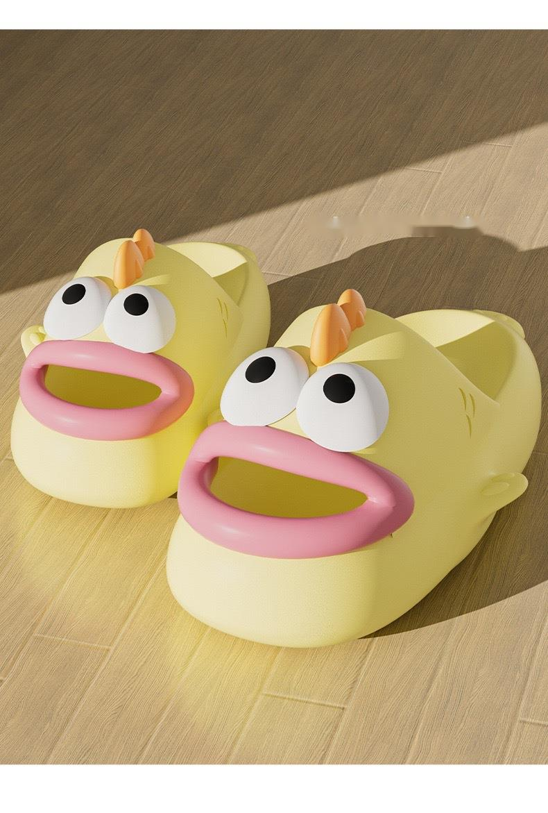 Indoor Home Slippers Clownfish Funny Odor-Free Cute Height Increasing Summer Outdoor Non-Slip Slippers For Home Bathroom Non-Slip Soft Sole_voghion.com