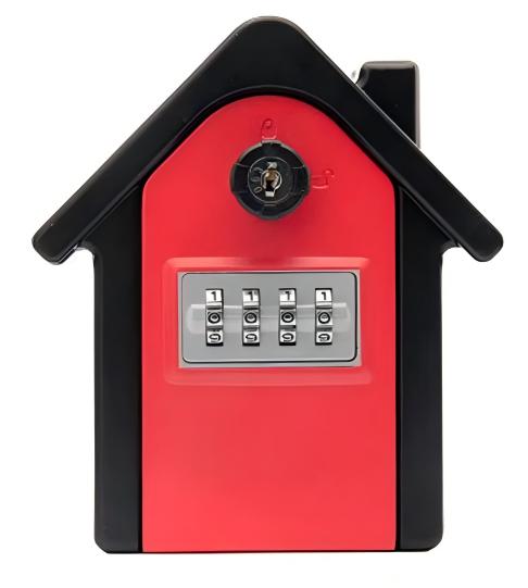 Codice di combinazione a 4 cifre Sblocca antifurto Scatola di immagazzinaggio Grande cassaforte per chiavi montata a parete_voghion.com