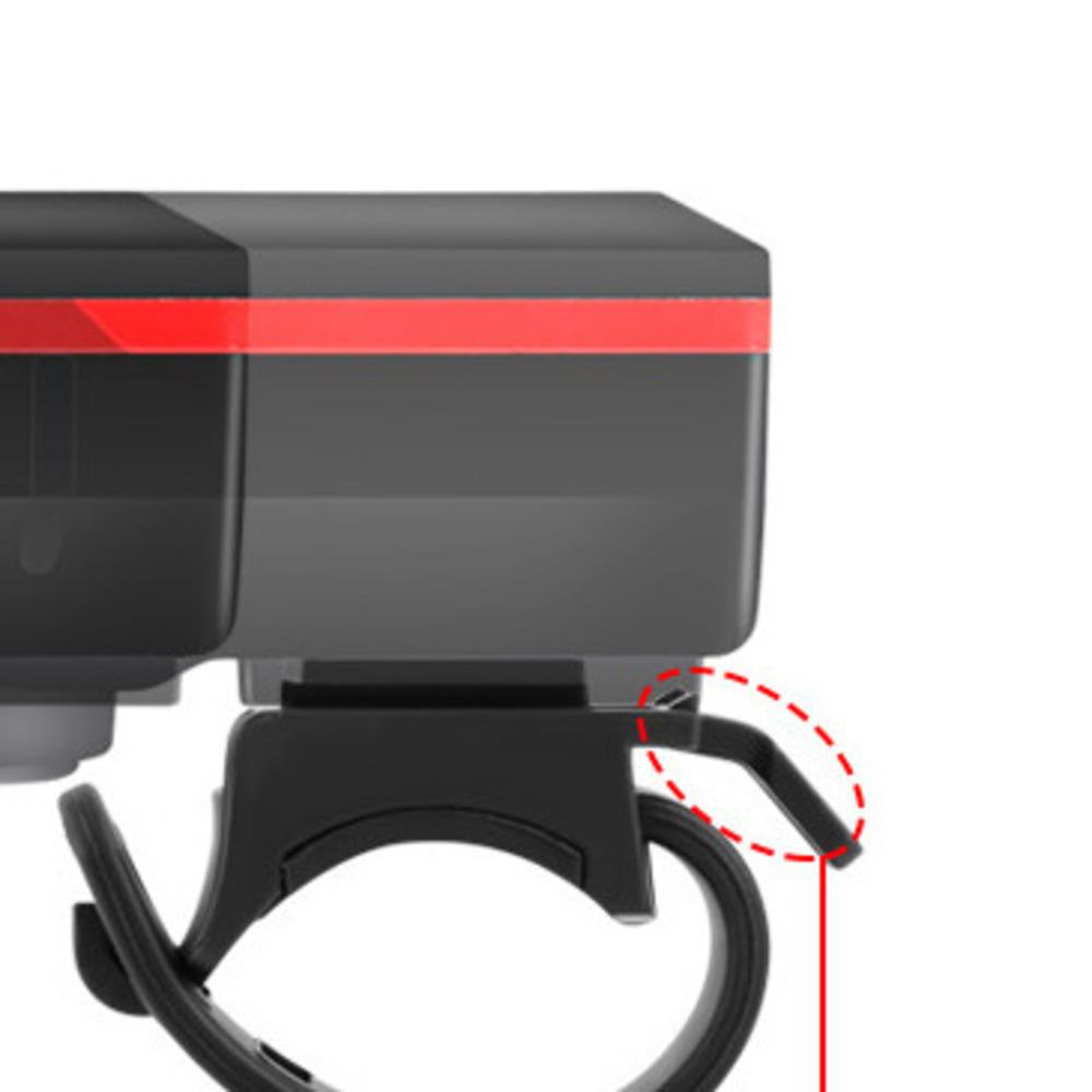 Solar Rechargeable Horn Front Bicycle Night Strong Equipment Riding Tail Light_voghion.com