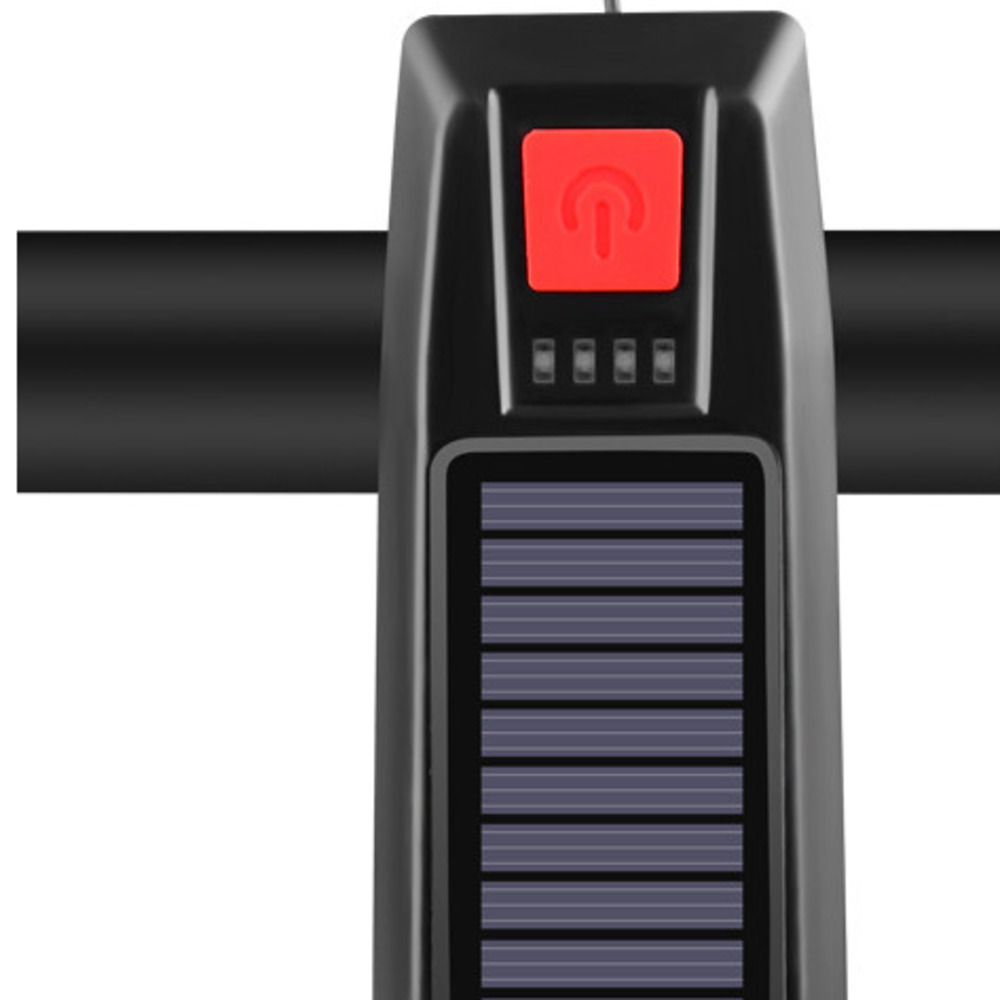 Solar Rechargeable Horn Front Bicycle Night Strong Equipment Riding Tail Light_voghion.com