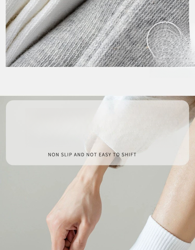 Men's Deodorant Sweat-Absorbing Spring Cotton Sports Mid-Calf Thin Solid Color Short Summer Women's Boat Socks_desvips.com