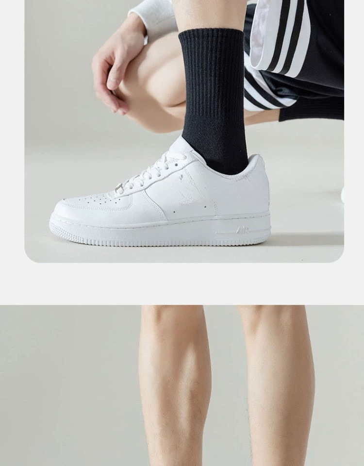 Men's Deodorant Sweat-Absorbing Spring Cotton Sports Mid-Calf Thin Solid Color Short Summer Women's Boat Socks_desvips.com