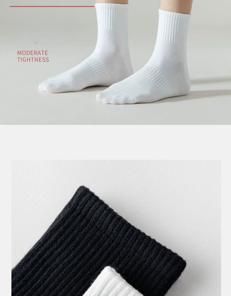 Men's Deodorant Sweat-Absorbing Spring Cotton Sports Mid-Calf Thin Solid Color Short Summer Women's Boat Socks_desvips.com