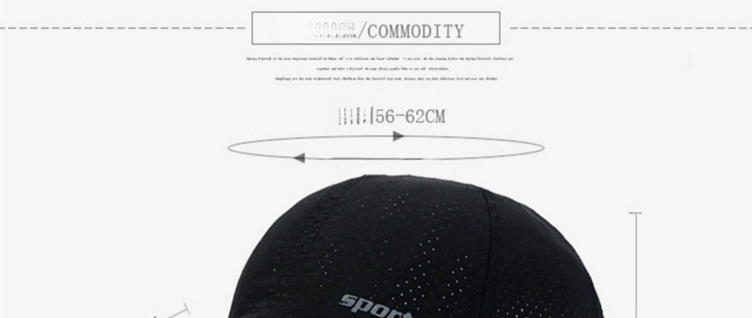 Cross-Border Quick-Dry For Men Summer Thin Outdoor Protection Baseball Cap Sports Leisure Fishing Sun Hat_desvips.com