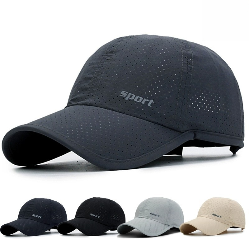 Cross-Border Quick-Dry For Men Summer Thin Outdoor Protection Baseball Cap Sports Leisure Fishing Sun Hat_desvips.com