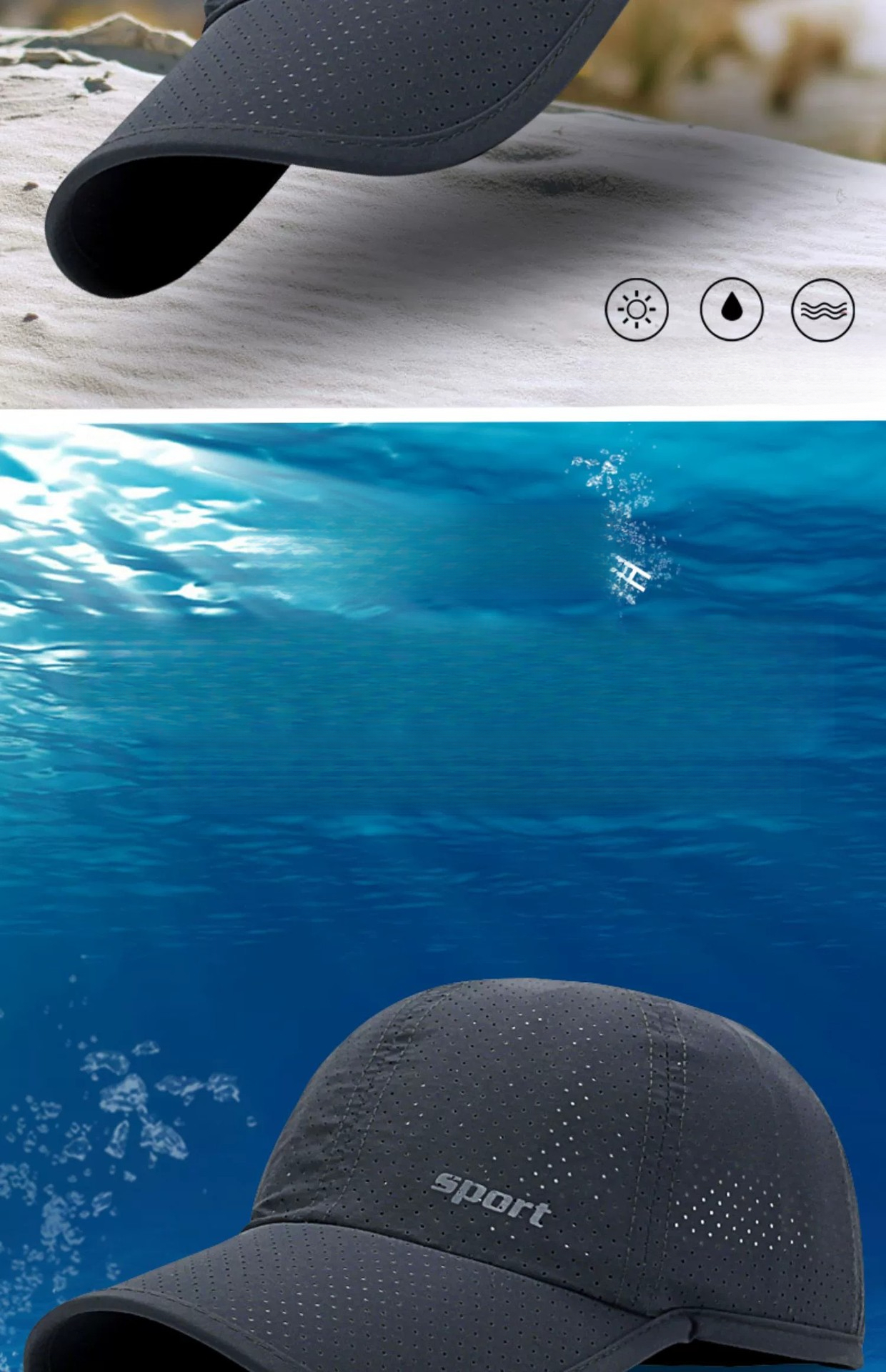 Cross-Border Quick-Dry For Men Summer Thin Outdoor Protection Baseball Cap Sports Leisure Fishing Sun Hat_desvips.com