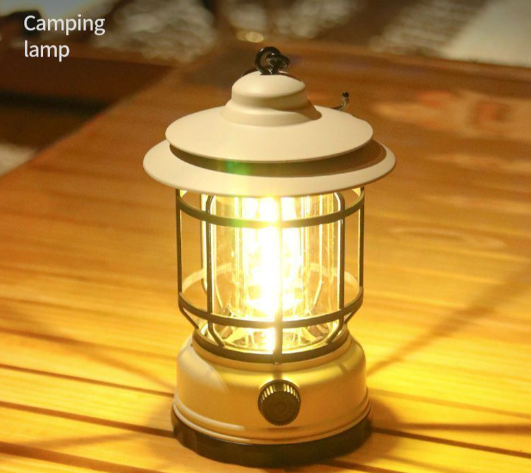 Vintage Outdoor Rechargeable Camping Lantern For Atmosphere Lighting_voghion.com