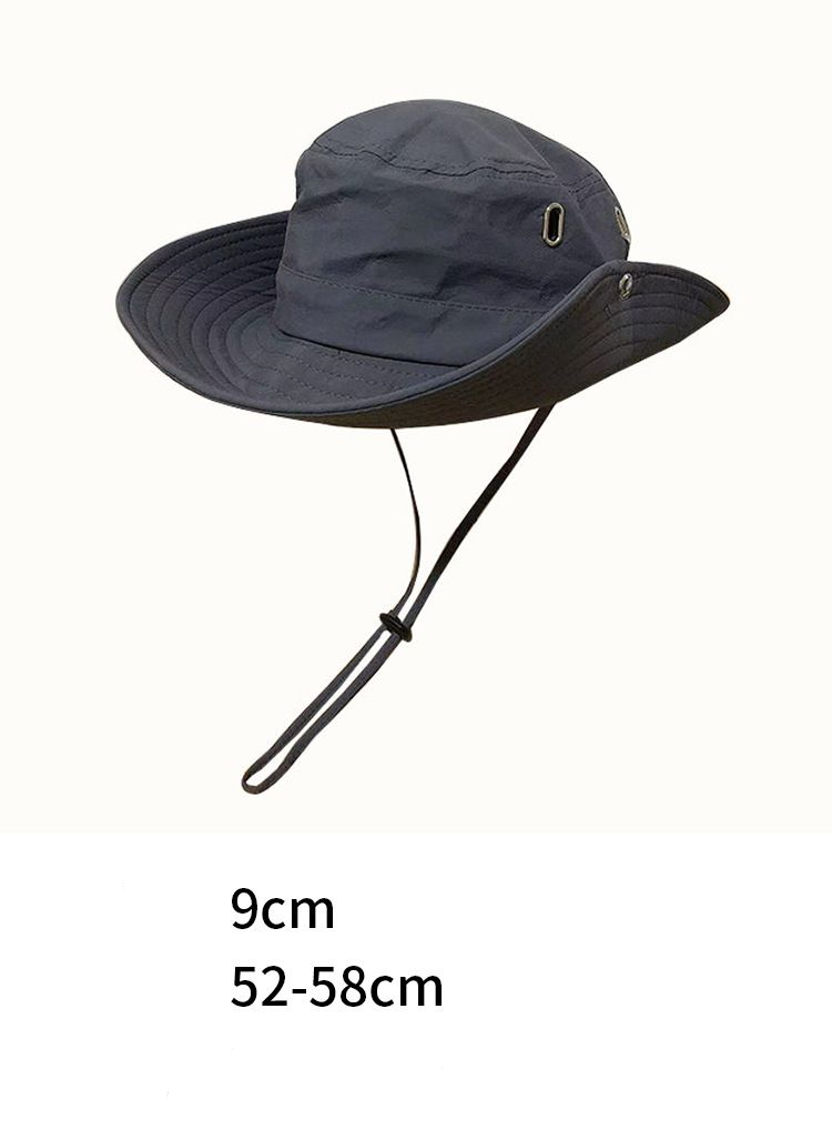 Cappello da pescatore impermeabile in denim per escursioni outdoor_voghion.com