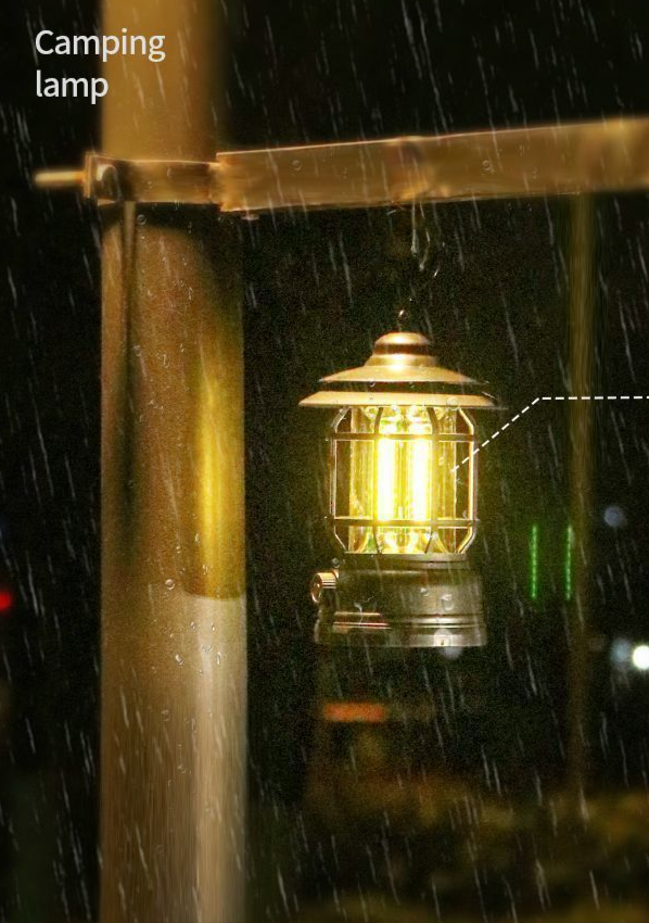 Vintage Outdoor Rechargeable Camping Lantern For Atmosphere Lighting_voghion.com