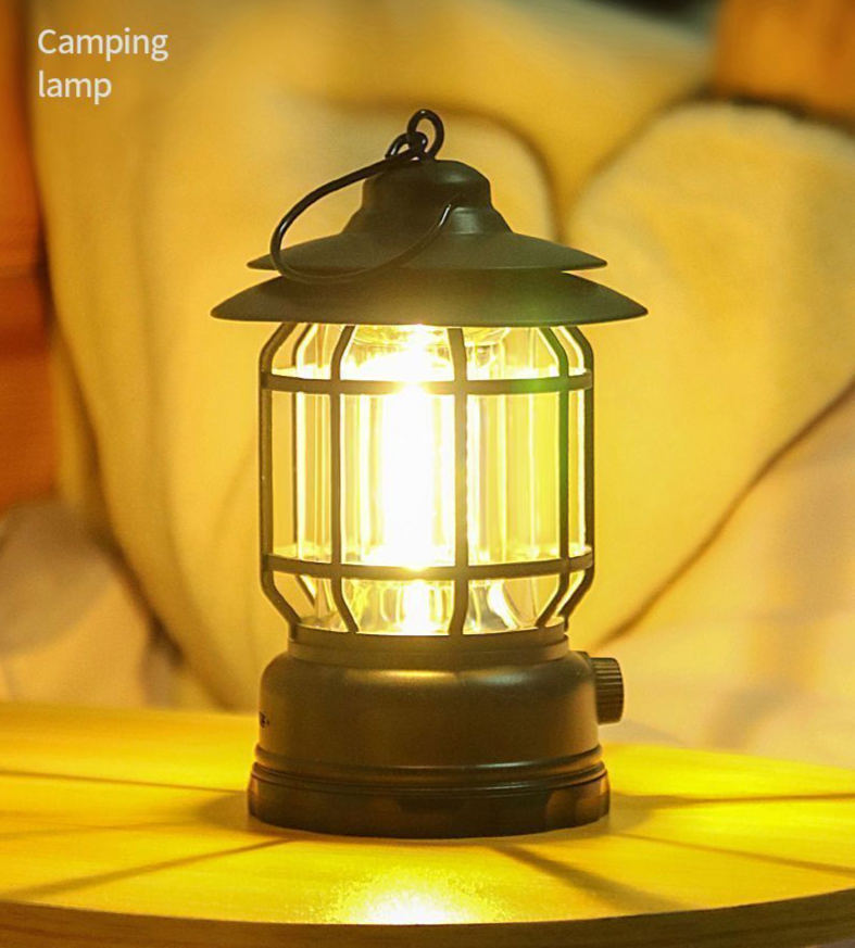 Vintage Outdoor Rechargeable Camping Lantern For Atmosphere Lighting_voghion.com