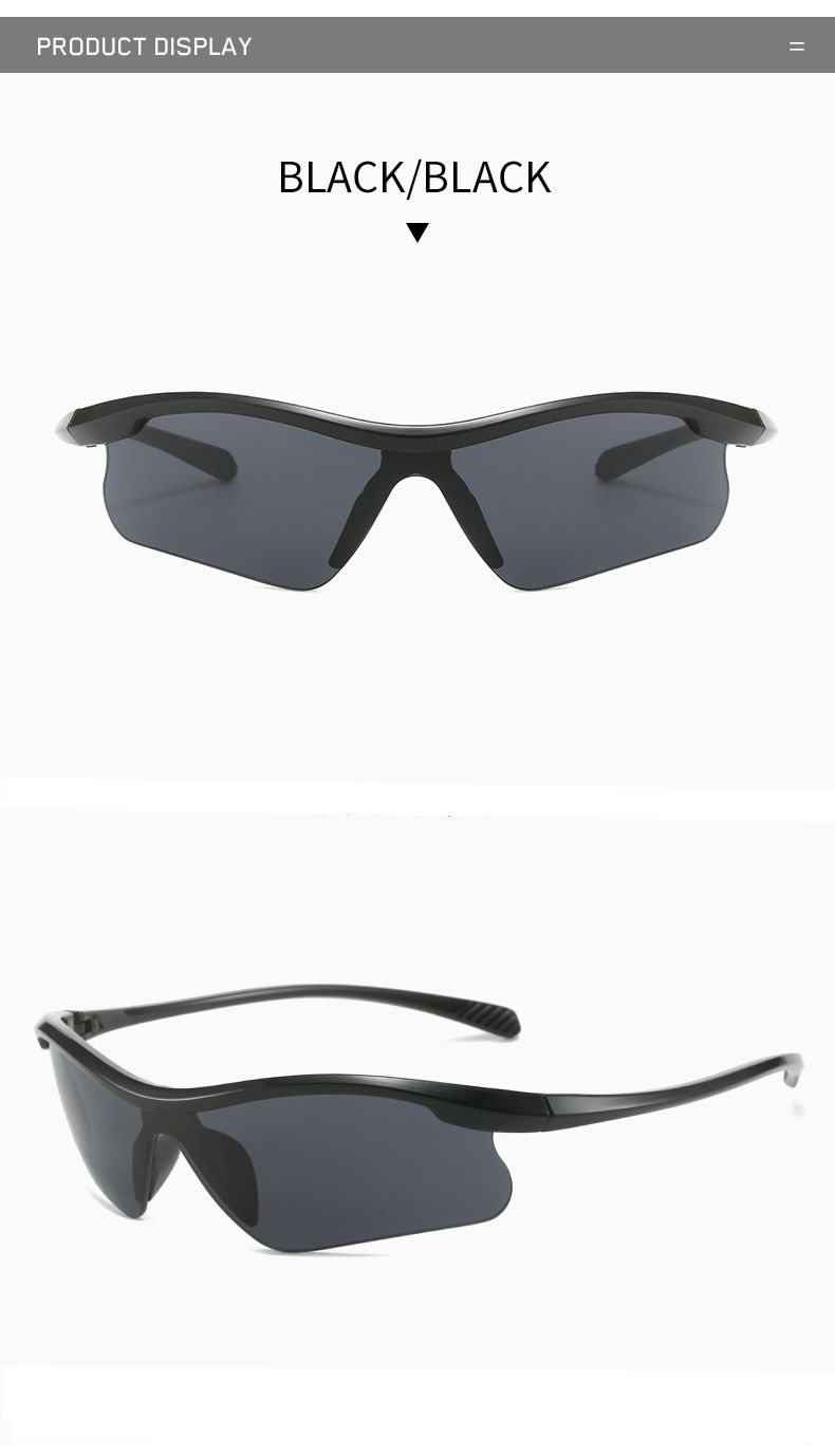 Windproof Skiing Goggles One-piece Silver Sports Sunglasses Trendy_voghion.com