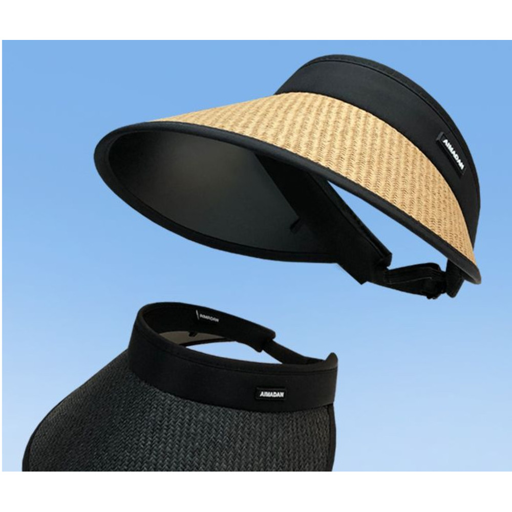 Cappello da sole donna a tesa larga con protezione uv per l'estate_voghion.com