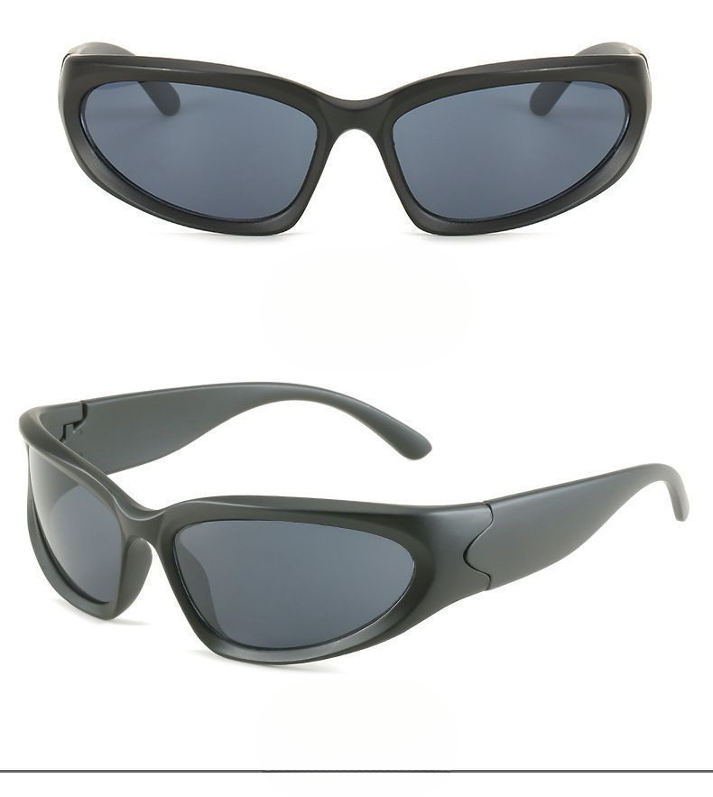 Steampunk Millennial Future Tech Functional Industrial Style Goggles Trendy Sunglasses_voghion.com