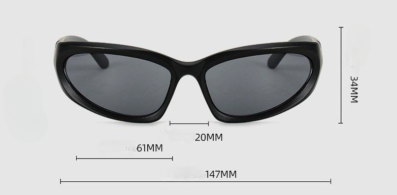 Steampunk Millennial Future Tech Functional Industrial Style Goggles Trendy Sunglasses_voghion.com