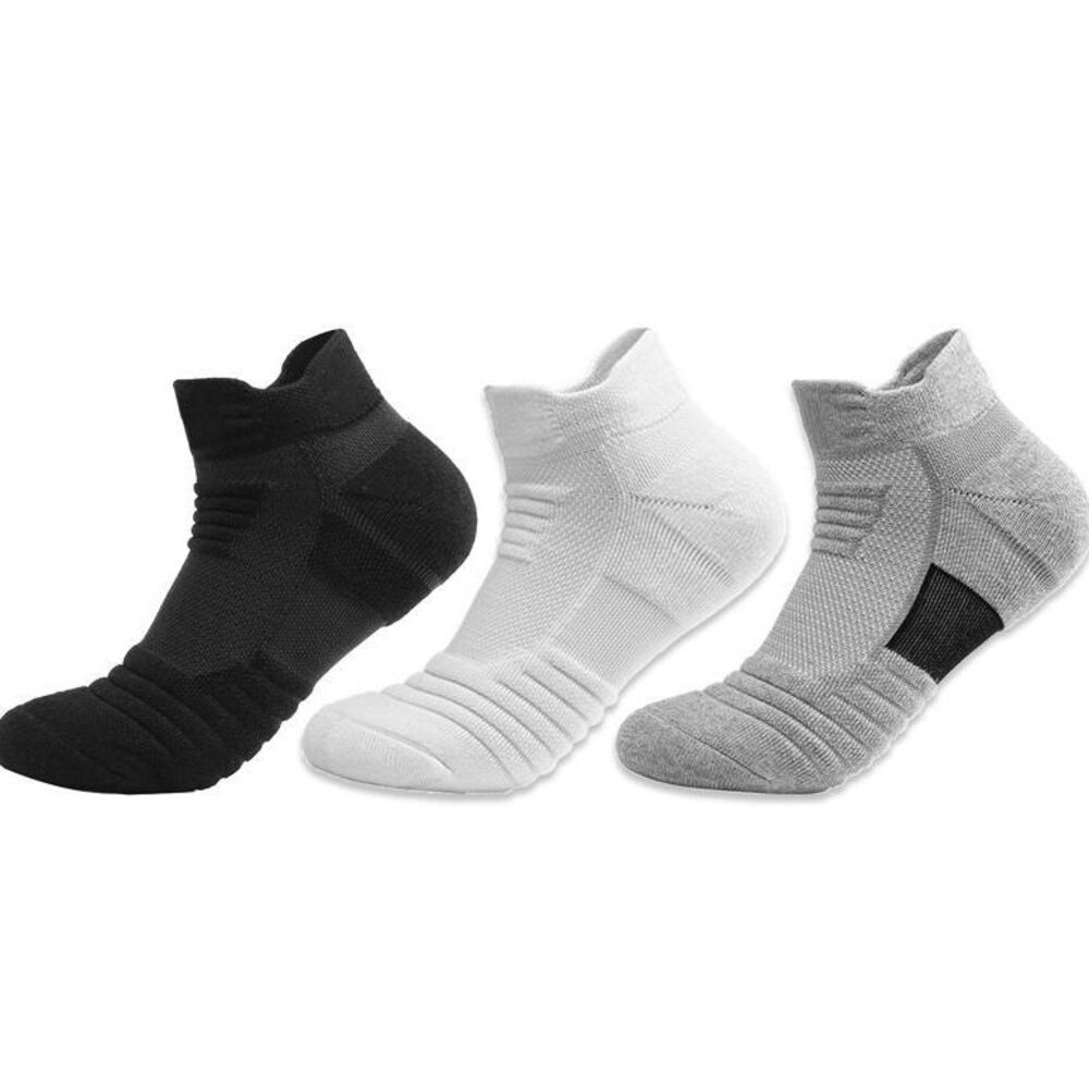 Basketball Short Low Cut Mid Tube Men's Autumn Winter Towel Bottom Super Thick Sports Running Anti Slip Wear Resistant_voghion.com