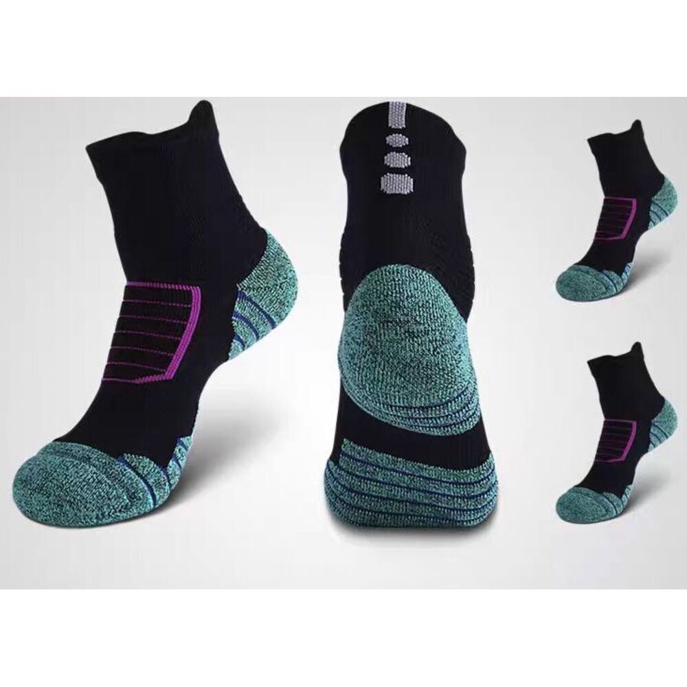 All-season Running Sports Marathon Professional Mid-calf Basketball With Towel Bottom, Thickened, Shock-absorbing,_voghion.com