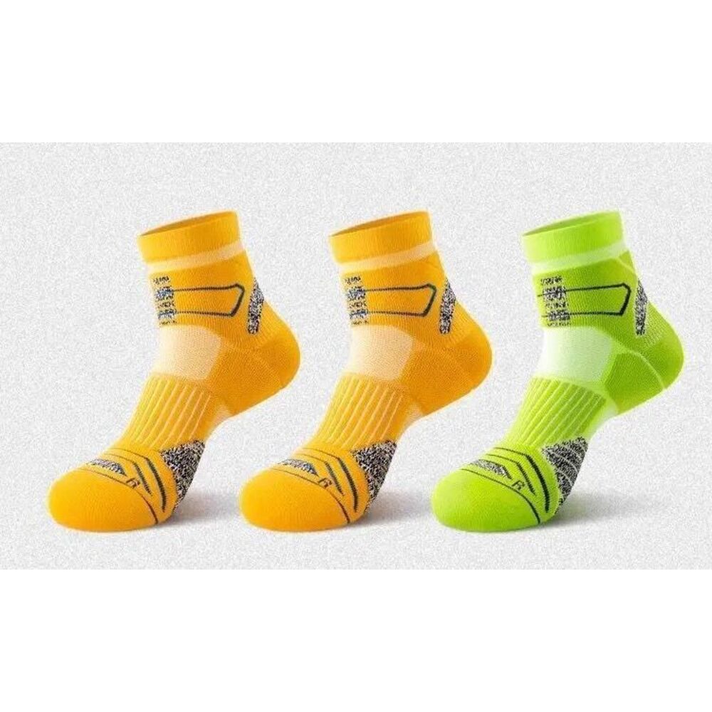 Professional Marathon Running Socks For Men Mid Calf Thickened_voghion.com