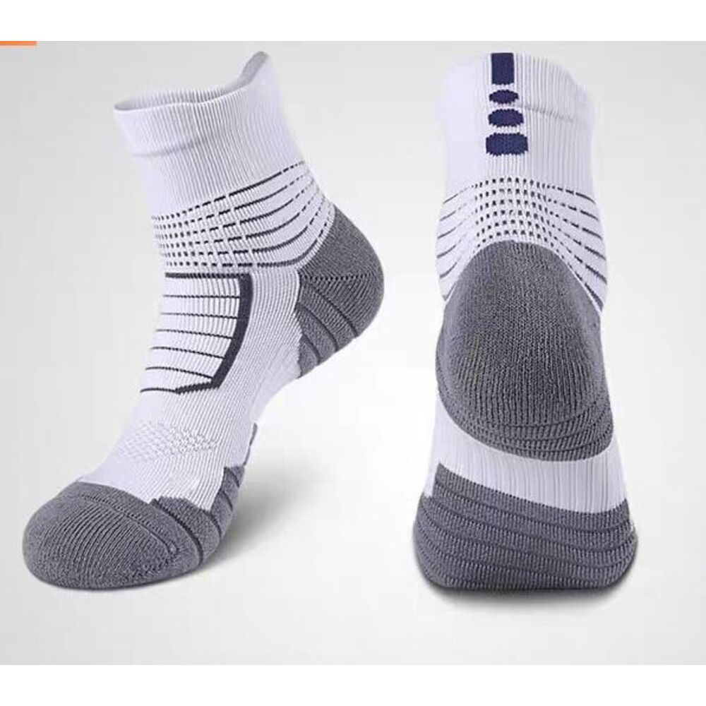 All-season Running Sports Marathon Professional Mid-calf Basketball With Towel Bottom, Thickened, Shock-absorbing,_voghion.com