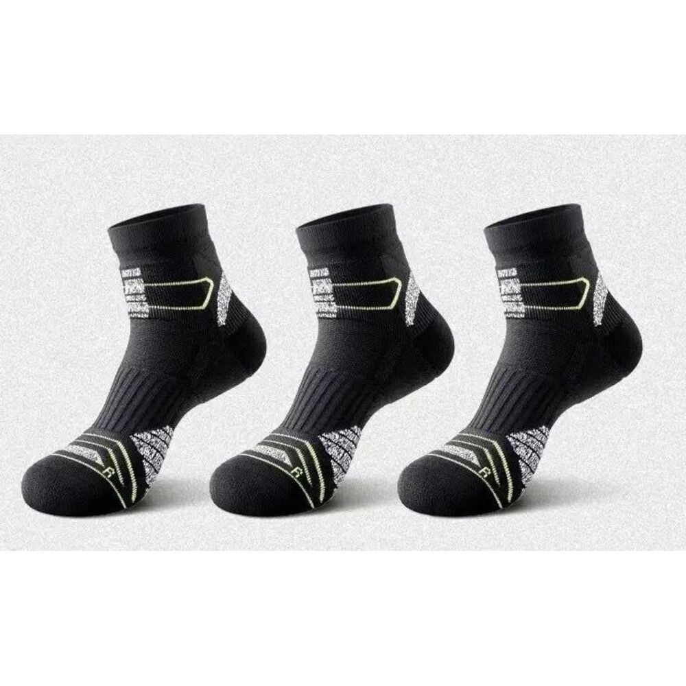 Marathon Professional Running Men, Mid-calf, Thickened Towel Bottom, Sports Socks For Badminton Track And Field Training_voghion.com