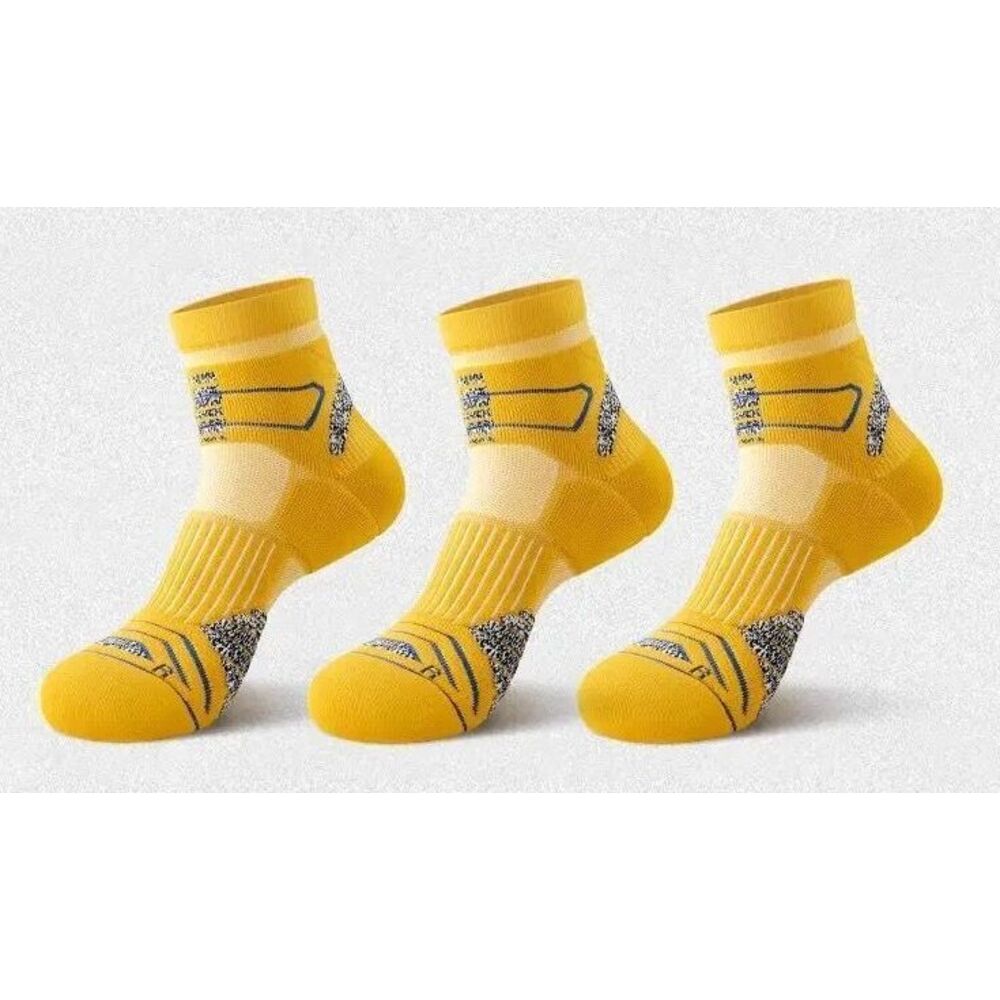 Marathon Professional Running Men, Mid-calf, Thickened Towel Bottom, Sports Socks For Badminton Track And Field Training_voghion.com