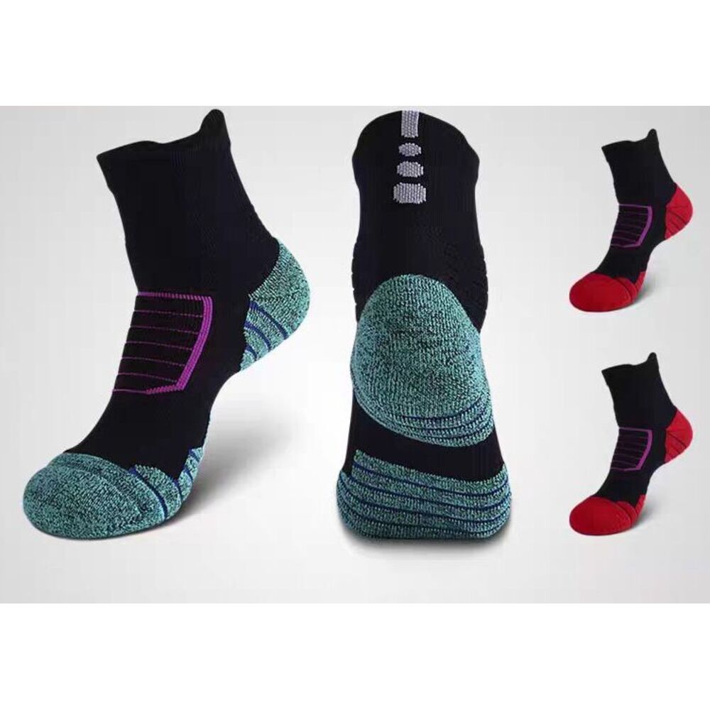 All-season Running Sports Marathon Professional Mid-calf Basketball With Towel Bottom, Thickened, Shock-absorbing,_voghion.com