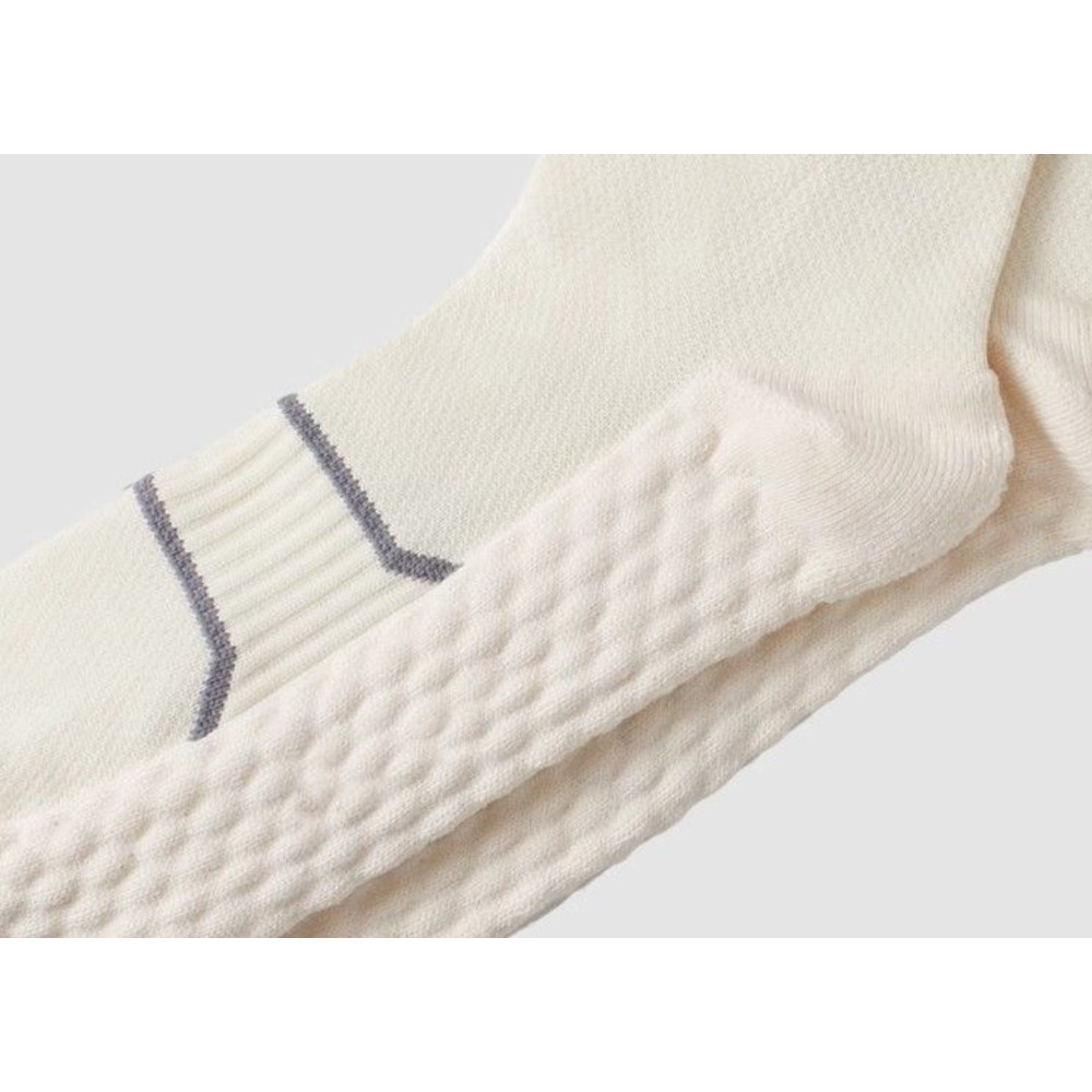 Antibacterial Professional Running Mid-calf Socks With Massage Sole_voghion.com