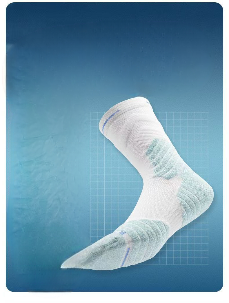 Professional Elite Basketball Socks Non-slip Thickened Cotton_voghion.com