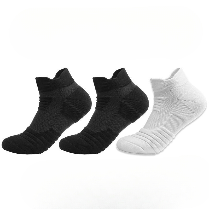 Basketball Short Low Cut Mid Tube Men's Autumn Winter Towel Bottom Super Thick Sports Running Anti Slip Wear Resistant_voghion.com