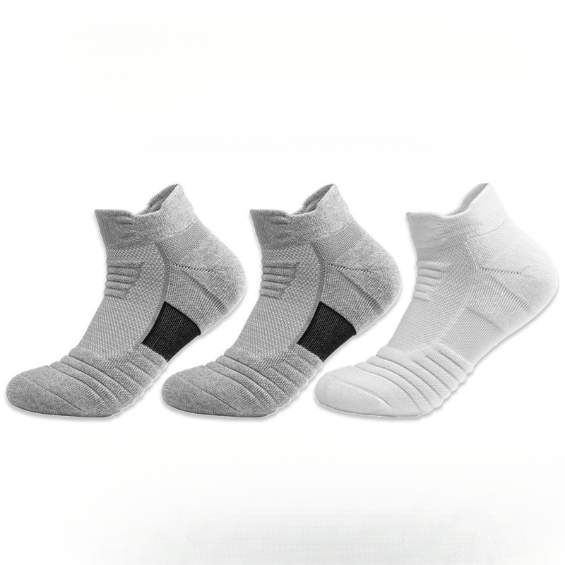 Basketball Short Low Cut Mid Tube Men's Autumn Winter Towel Bottom Super Thick Sports Running Anti Slip Wear Resistant_voghion.com
