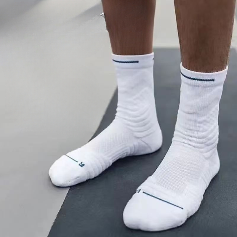 Professional Elite Basketball Socks Non-slip Thickened Cotton_voghion.com