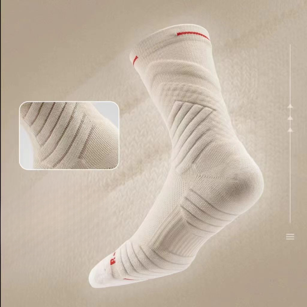Professional Elite Basketball Socks Non-slip Thickened Cotton_voghion.com