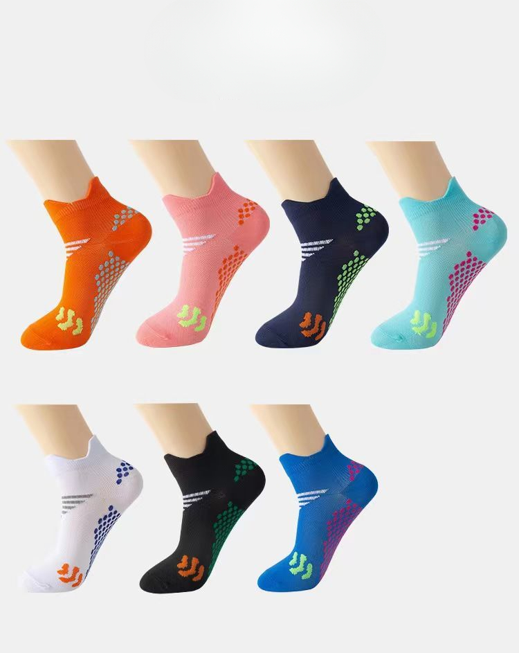 Thin Non-slip Running Socks For Fitness Badminton And Training_voghion.com