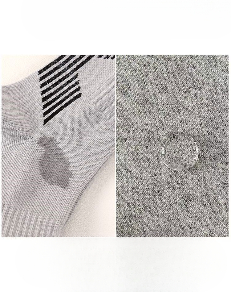 Pure Running Socks, Summer Thin Men's Mid-length 100% Cotton Anti-odor Sweat-absorbing Sports Long Socks_voghion.com