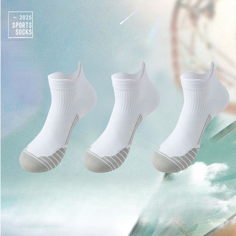 3 paia di calzini sportivi professionali da corsa estivi, da uomo e da donna, ad asciugatura rapida, antiscivolo, traspiranti e assorbenti del sudore._voghion.com