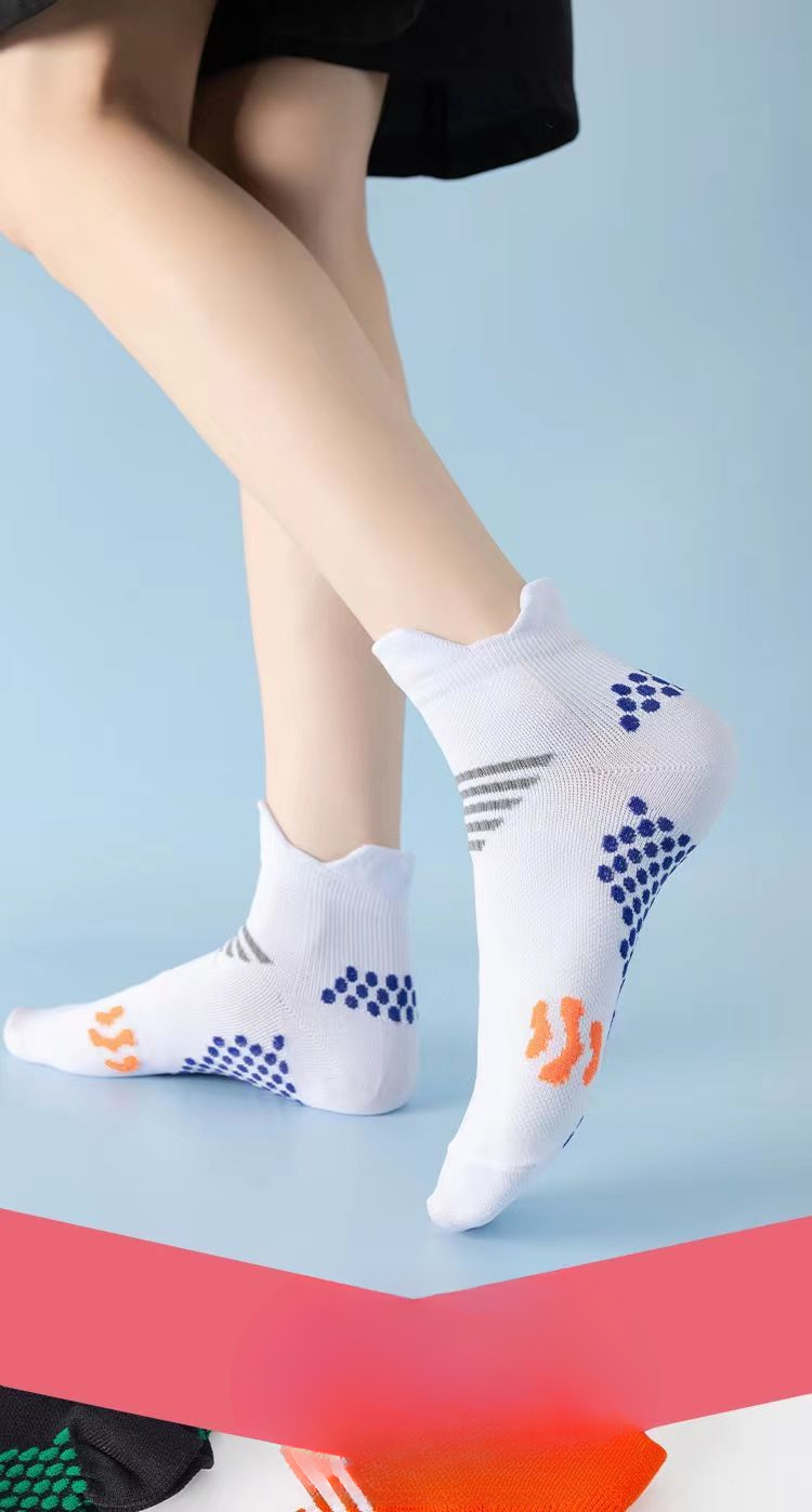 Thin Non-slip Running Socks For Fitness Badminton And Training_voghion.com