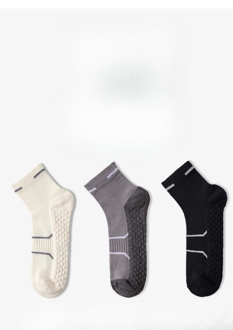 Antibacterial Professional Running Mid-calf Socks With Massage Sole_voghion.com